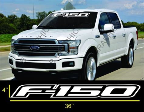 Ford F 150 Windshield Window Vinyl Decal Sticker Custom Vehicle Logo Ebay