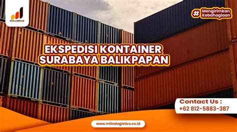 Ekspedisi Container Surabaya Balikpapan Jasa Pengiriman Kargo Murah