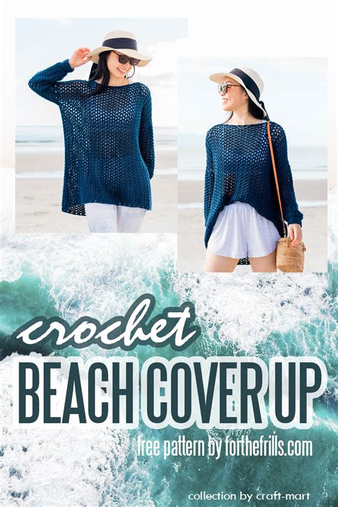 Crochet Easy Beach Cover Up Free Pattern Video Tutorial Craft Mart