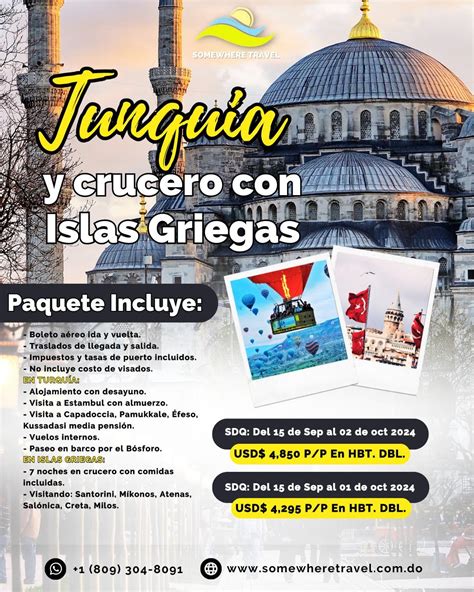 Turquia Y Cruceros Islas Con Islas Griegas Sept Octubre