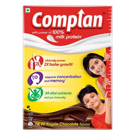 Buy Complan Royale Chocolate Flavour Nutrition Powder Gm Refill