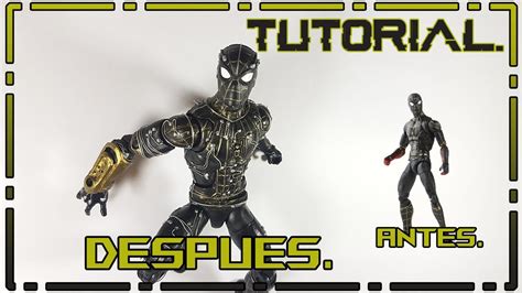 Tutorial A Adidos Traje Invertido Black Gold Suit Spider Man Youtube