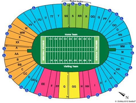 Cal Bears Football Stadium Seating Chart Elcho Table