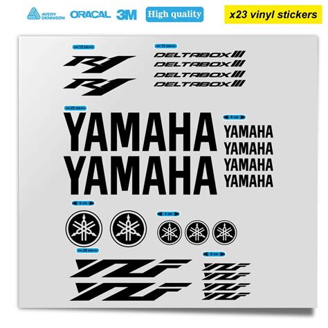 Yamaha Yzf R1 Stickers Vinyl Stickers For Motorcycles Stickers Etsy