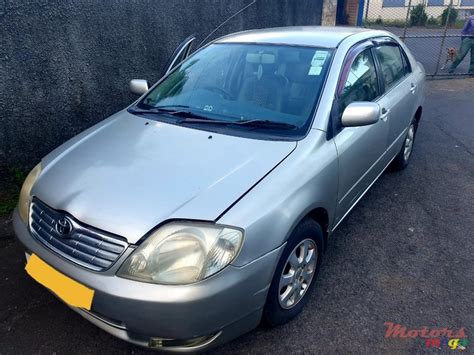 2002 Toyota Corolla Nze For Sale Mahébourg Mauritius