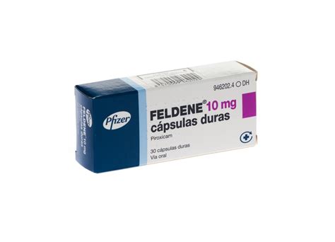 FELDENE 10 MG CAPSULAS DURAS 30 cápsulas Precio 2 50