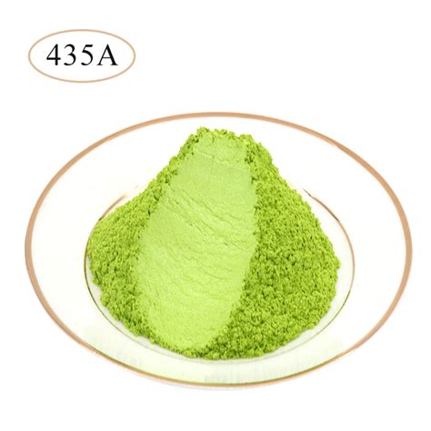 Poudre De Mica Min Ral Vert Type A G Perle Nacr E Pigment