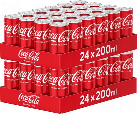 NAPÓJ GAZOWANY Coca Cola PUSZKA 200 ml x48 13995096423 Allegro pl