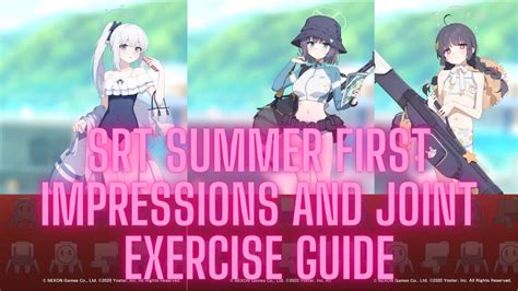 Blue Archive Jp Srt Summer First Impressions And Joint Exercise Guide