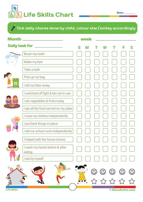 Free life skills printable worksheet, Download Free life skills printable worksheet png images ...