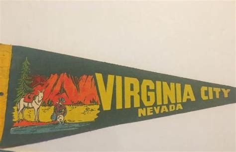 Vintage Felt Souvenir Pennant Travel Souvenir State Pennant Etsy