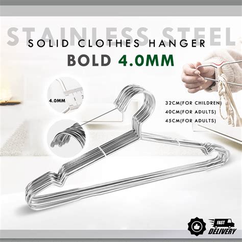 Mm Stainless Steel Clothes Hangers Pants Hanger Socks Panties Hanger