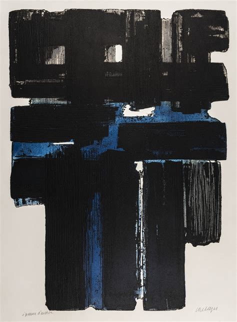 PIERRE SOULAGES 1919 Rodez 2022 Nimes Objektdetail Auktionshaus