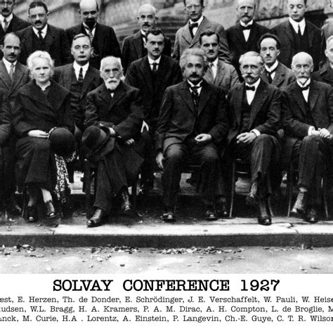 Solvay Conference Poster With Names Einstein Curie Schr Dinger