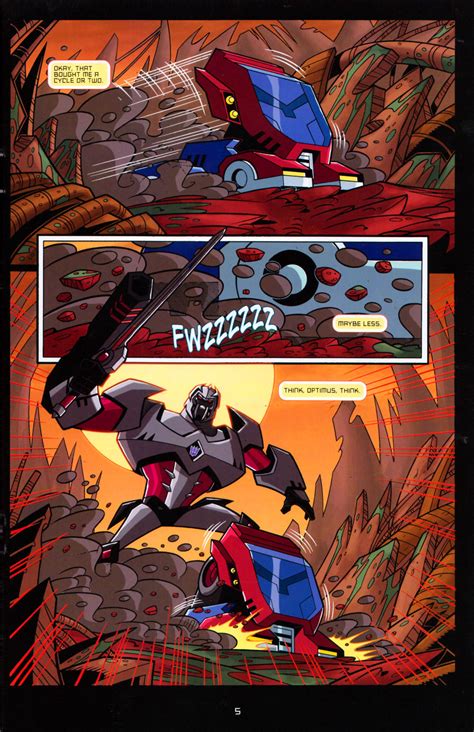 Read online Transformers Animated: The Arrival comic - Issue #5