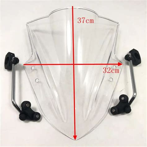 Motorcycle Cf Nk Windshield Windscreen With Adjustable