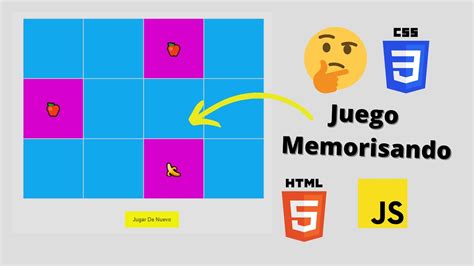 Juego Memorizando Facil Y Sencillo Con Html Css And Javascript Parte