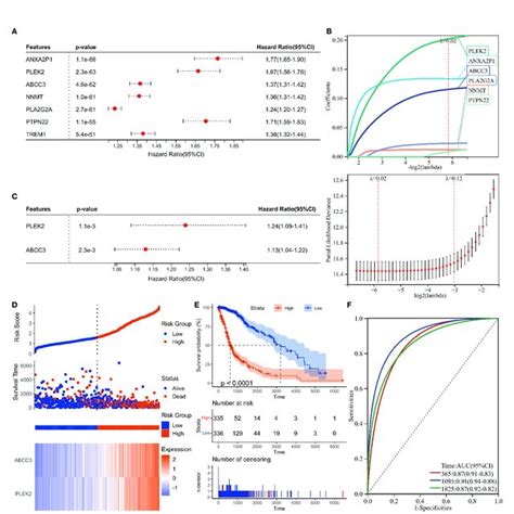 Construction Of Risk Score Signature A Univariate Cox Regression