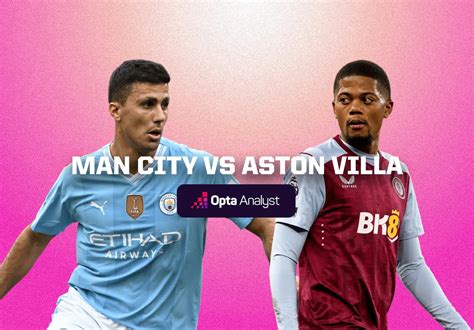 Manchester City Vs Aston Villa Prediction Opta Analyst