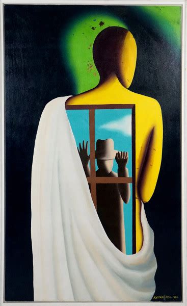 Mark Kostabi Senza Titolo Olio Su Tela Cm X Entro Cornice