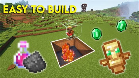 Minecraft Raid Farm Easy And Compact Design Youtube