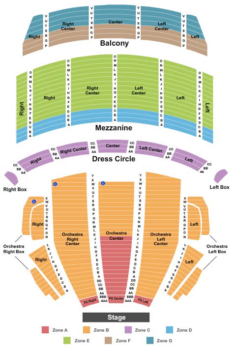 Citizens Bank Opera House Seating Chart