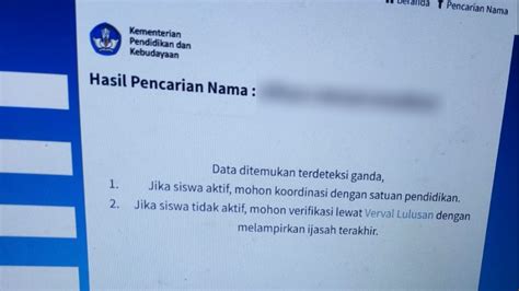 Verifikasi Dan Validasi Nisn Peserta Didik Lulusan Sma Sederajat Pkbm