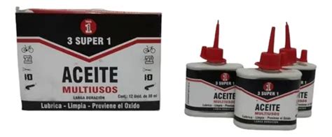 Aceite 3 En 1 Multiuso Larga Duracion 30 Ml Al Mayor 12unds Mercadolibre