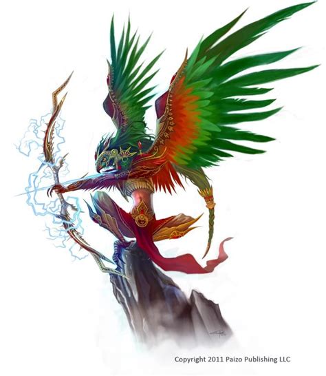 Garuda By Carolina Eade On Deviantart Dungeons And Dragons Fantasy