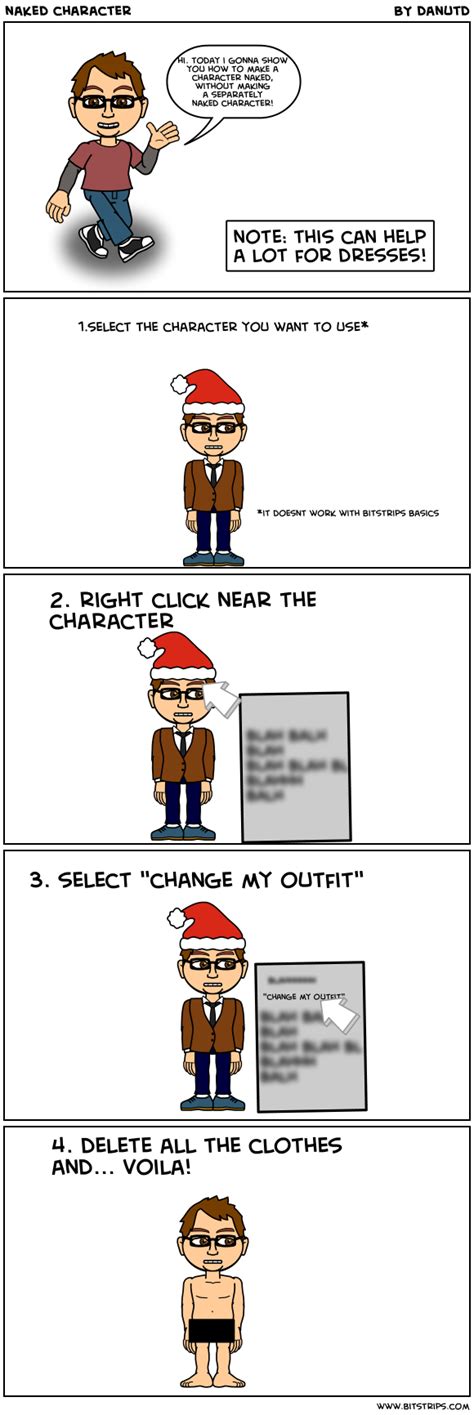 Naked Character Bitstrips