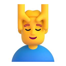 Man Getting Massage Emoji Emoji Man Getting Massage Meaning