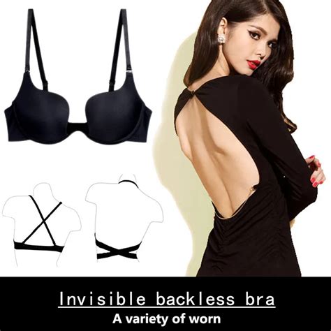 New Hot Sexy Bra Push Up U Mergulho Suti De Roupa Interior Das Mulheres