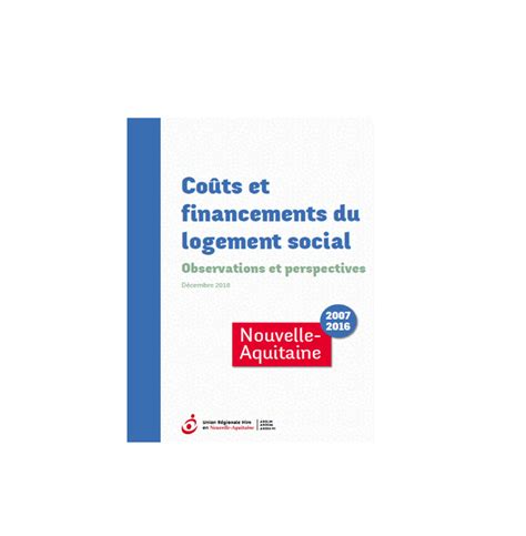 Etude Sur Les Co Ts Et Le Financement Du Logement Social En Nouvelle