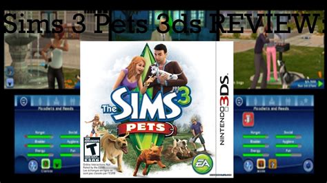 The Sims 3 Pets Review For 3ds Youtube