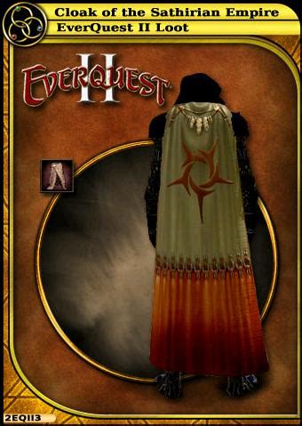 Lon Card Cloak Of The Sathirian Empire Wiki EverQuest II ZAM