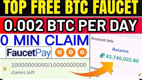 New High Paying Faucet Limit Claim No Limit Cions Earn 0 002 Per Day