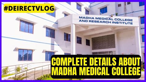 Things You Didnt Know About Madha Medical College Chennai Seat