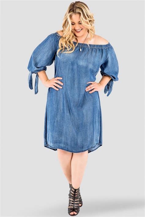 Plus Size Denim Maxi Dresses For Women The Untidy Closet