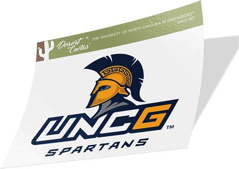 University Of North Carolina Greensboro Uncg Spartans Ncaa Vinyl Decal