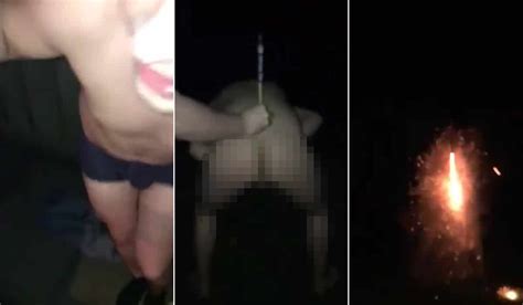 Firecracker This Guy Tried To Launch A Firework From His Arse And