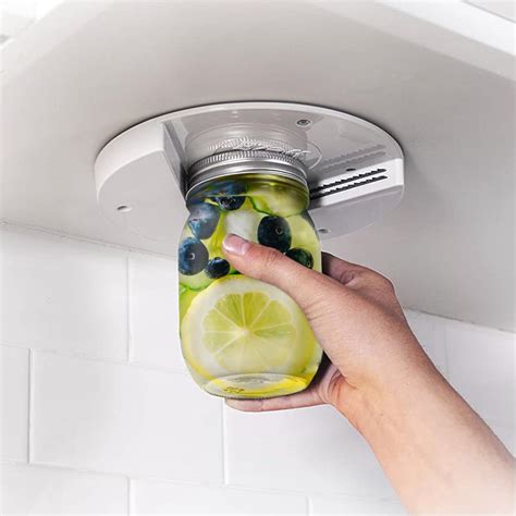 Ez Off Jar Opener For Seniors Under Cabinet Jar Openers For Weak Hands Easy Grip