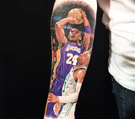 Kobe Bryant Tattoo By Steve Butcher Photo