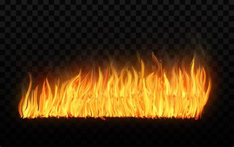 Premium Psd Realistic Burning Fire Flames Fire Flames Effect Psd