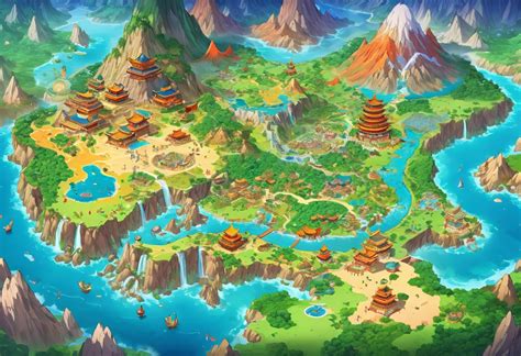 Ancient China Game World Map Stable Diffusion Online