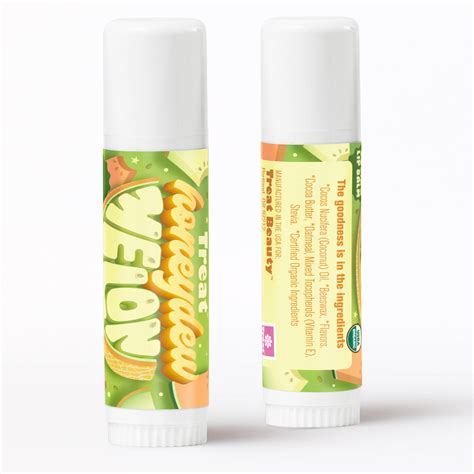 Honeydew Melon Jumbo Organic Lip Balm Treat Beauty
