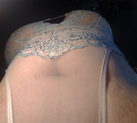 Blue G String One Piece Lingerie Scented Pansy