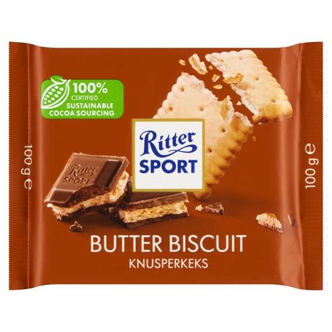 Ritter Sport Krem Kakaowy Z Herbatnikiem Ma Lanym W Czekoladzie