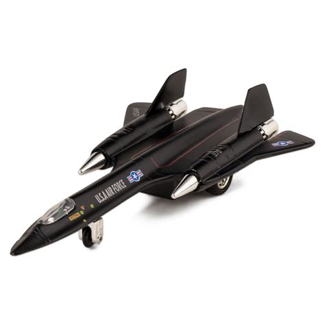 ? United States Air Force SR-71A Blackbird 8" Die Cast Metal Pull Back ...