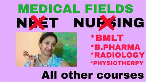 Medical Courses After Th Without Neet And Nursing All Other Courses