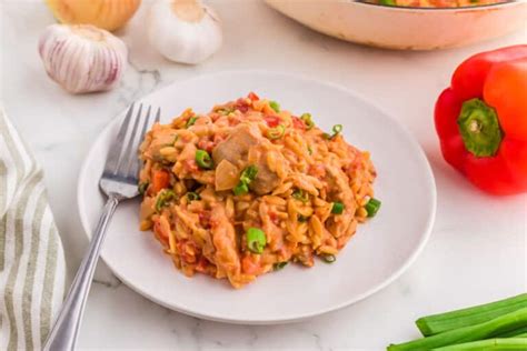 Creamy Cajun Chicken Orzo One Pot Get On My Plate